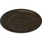 Ekena Millwork Temple Ceiling Medallion (Fits Canopies up to 9 1/4"), 24"OD x 1 5/8"P, Stone Hearth Crackle CM24TESHC - alternate 4